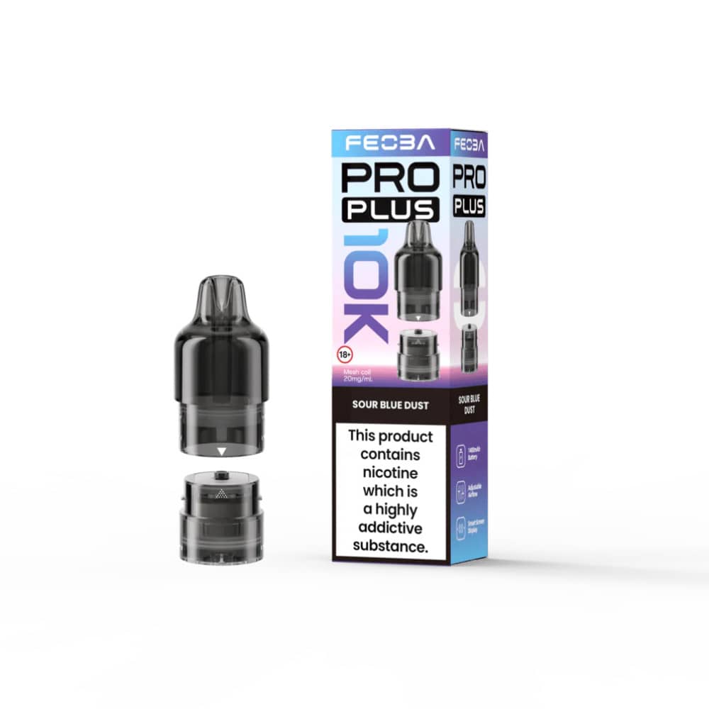 Feoba Pro Plus 10k Prefilled Pods Sour Blue Dust