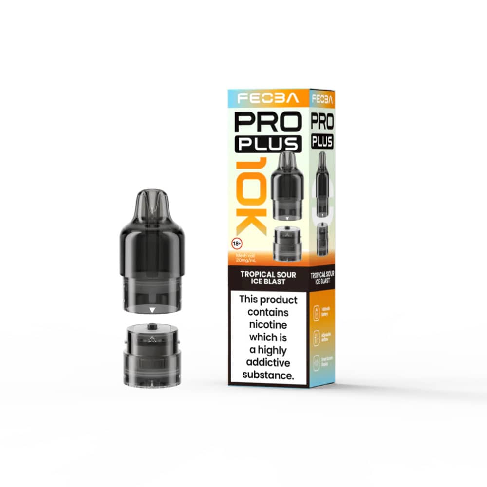 Feoba Pro Plus 10k Prefilled Pods Tropical Sour Ice Blast
