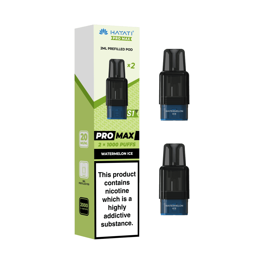 Hayati Pro Max S1 Refill Pods | 1,000 Puffs Watermelon Ice
