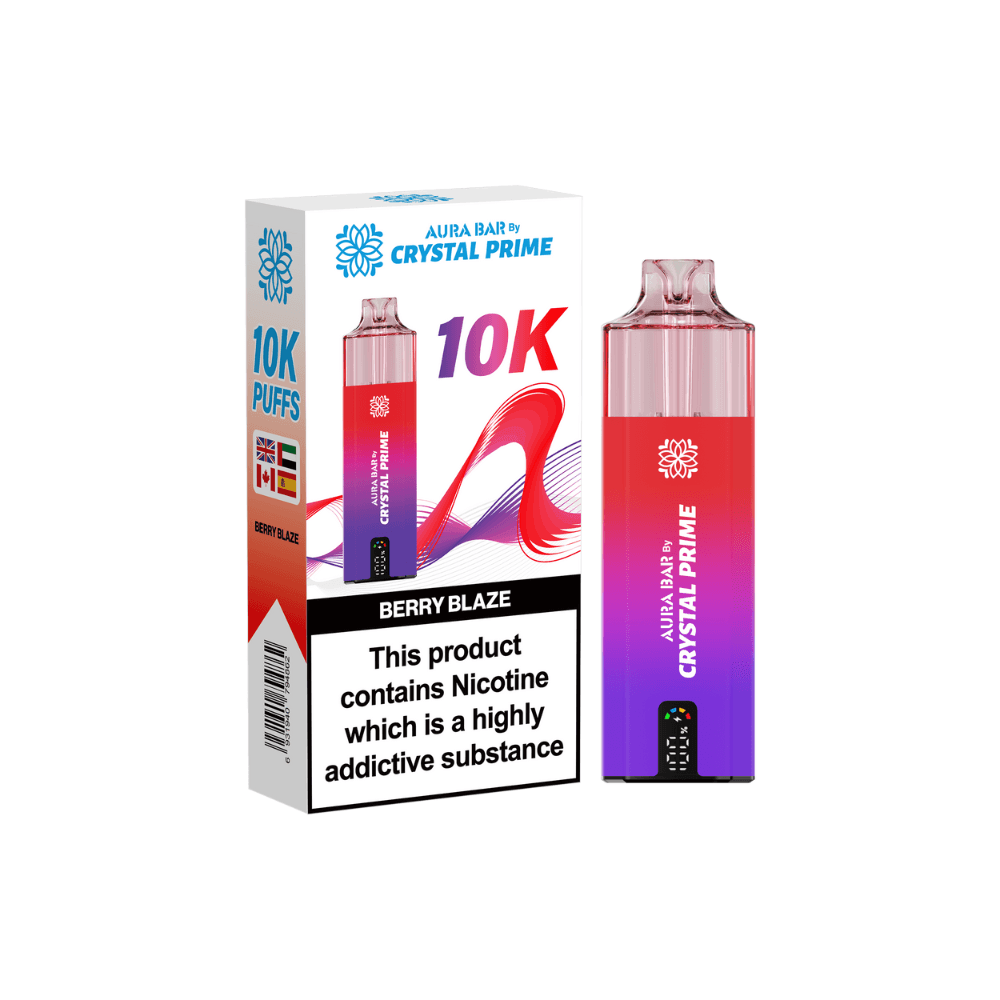 Crystal Prime Aura Bar 10K Prefilled Vape Kit