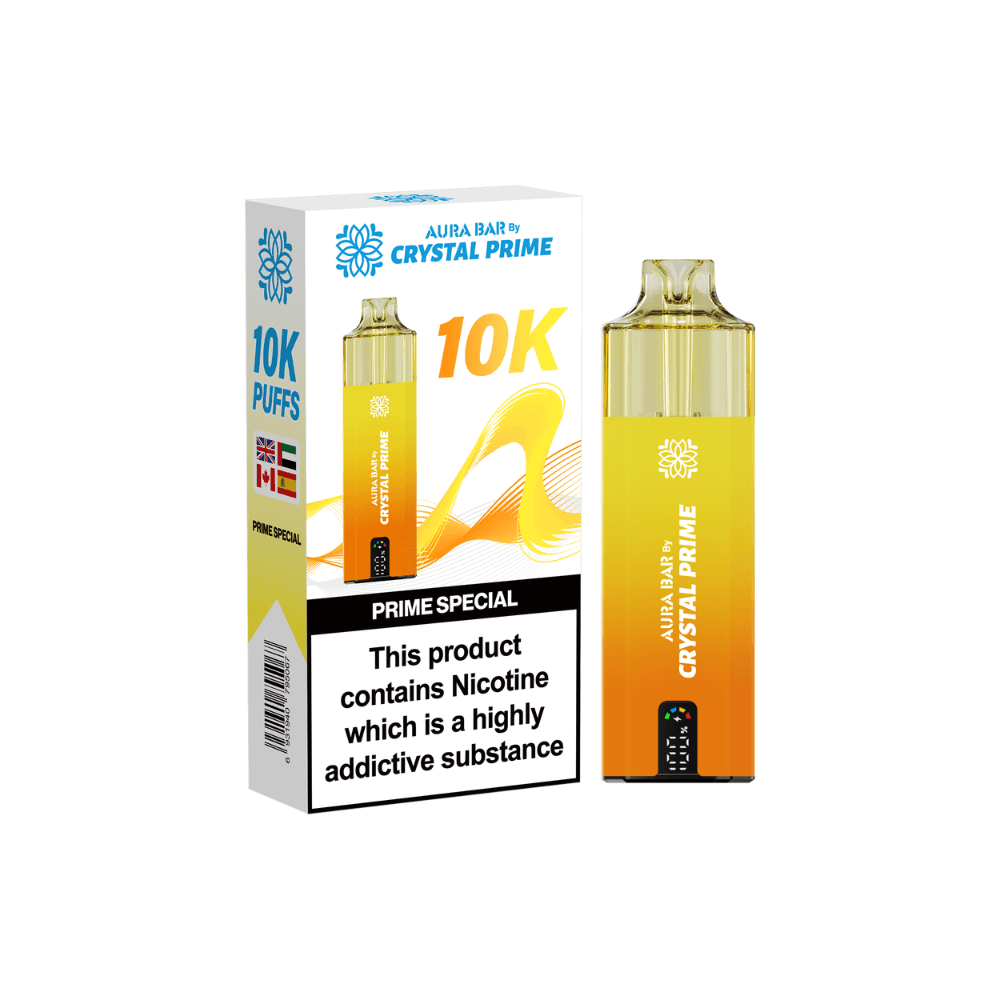 Crystal Prime Aura Bar 10K Prefilled Vape Kit Prime Special