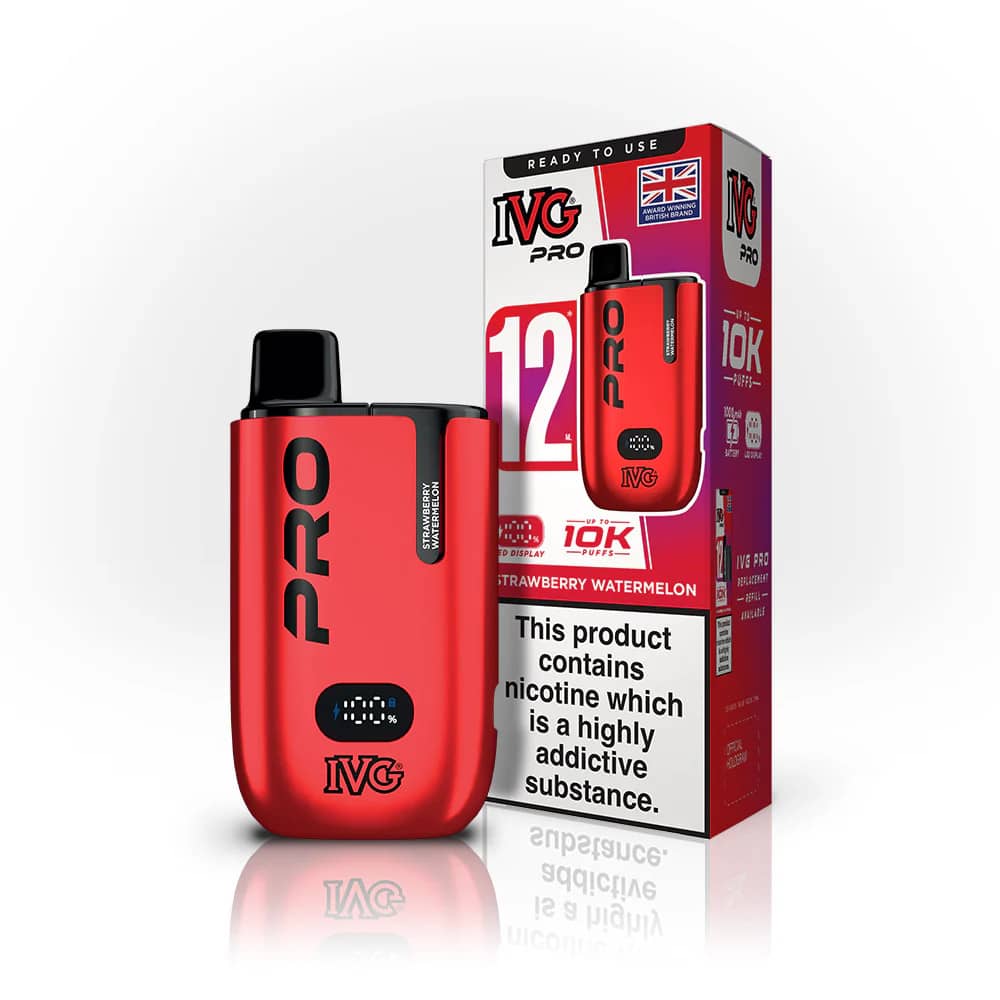 IVG Pro 10k Prefilled Pod Vape Kit Strawberry Watermelon