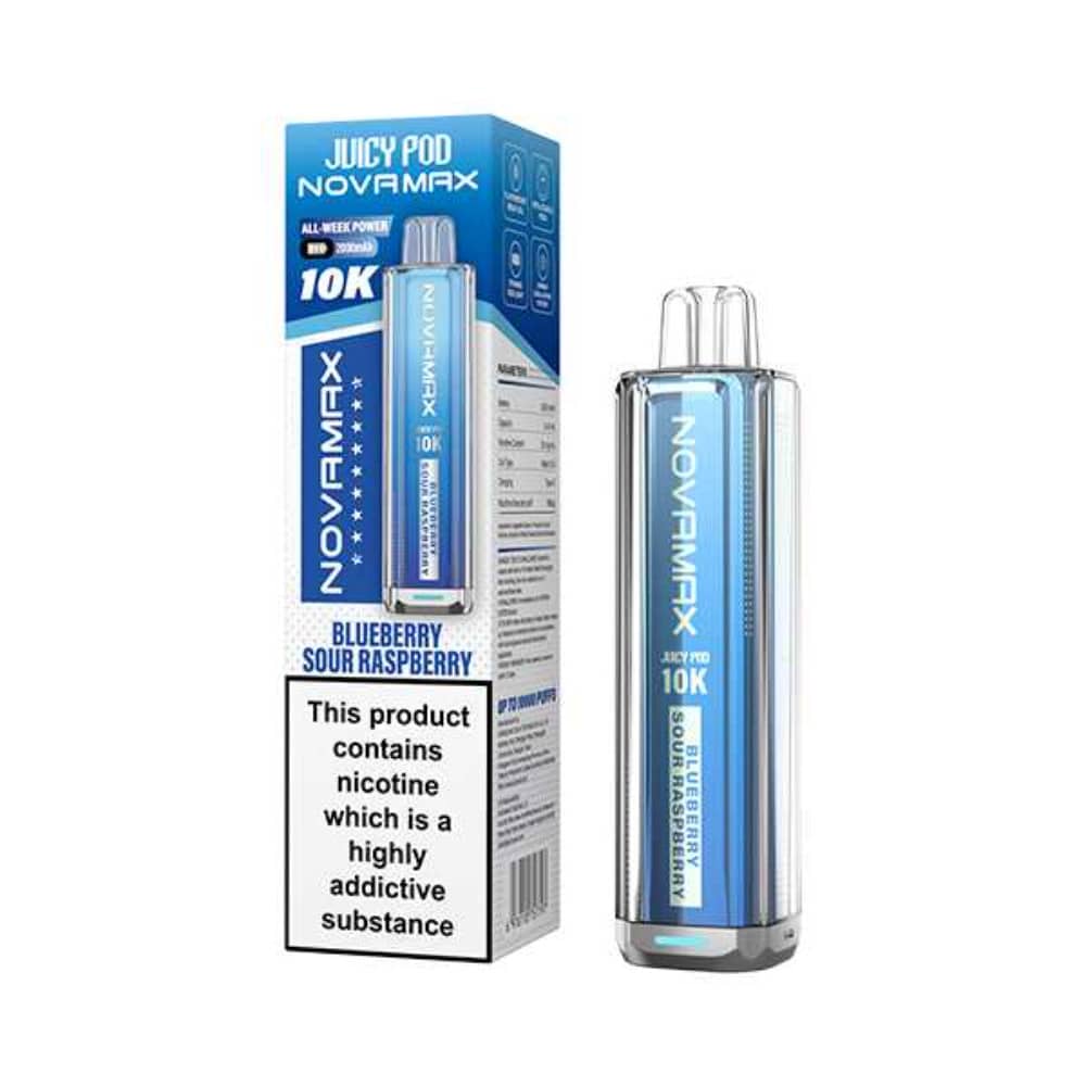 Juicypod Novamax 10k Blueberry Sour Raspberry