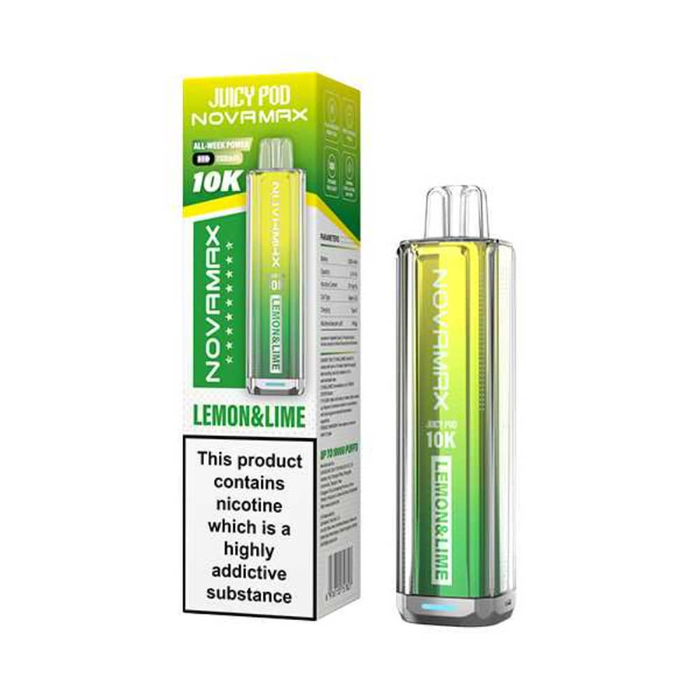 Juicypod Novamax 10k Lemon & Lime