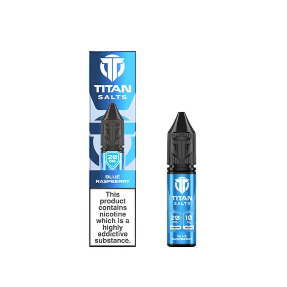 Titan Nic Salts e liquids 10ml Blue Raspberry 20mg