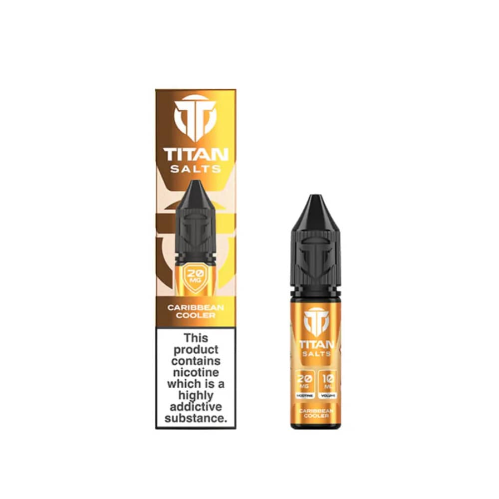 Titan Nic Salts e liquids 10ml Caribbean Cooler 10mg