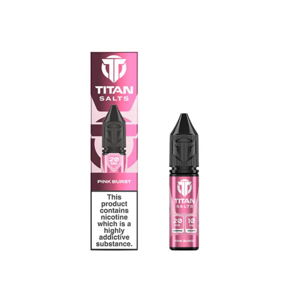 Titan Nic Salts e liquids 10ml Pink Burst 20mg