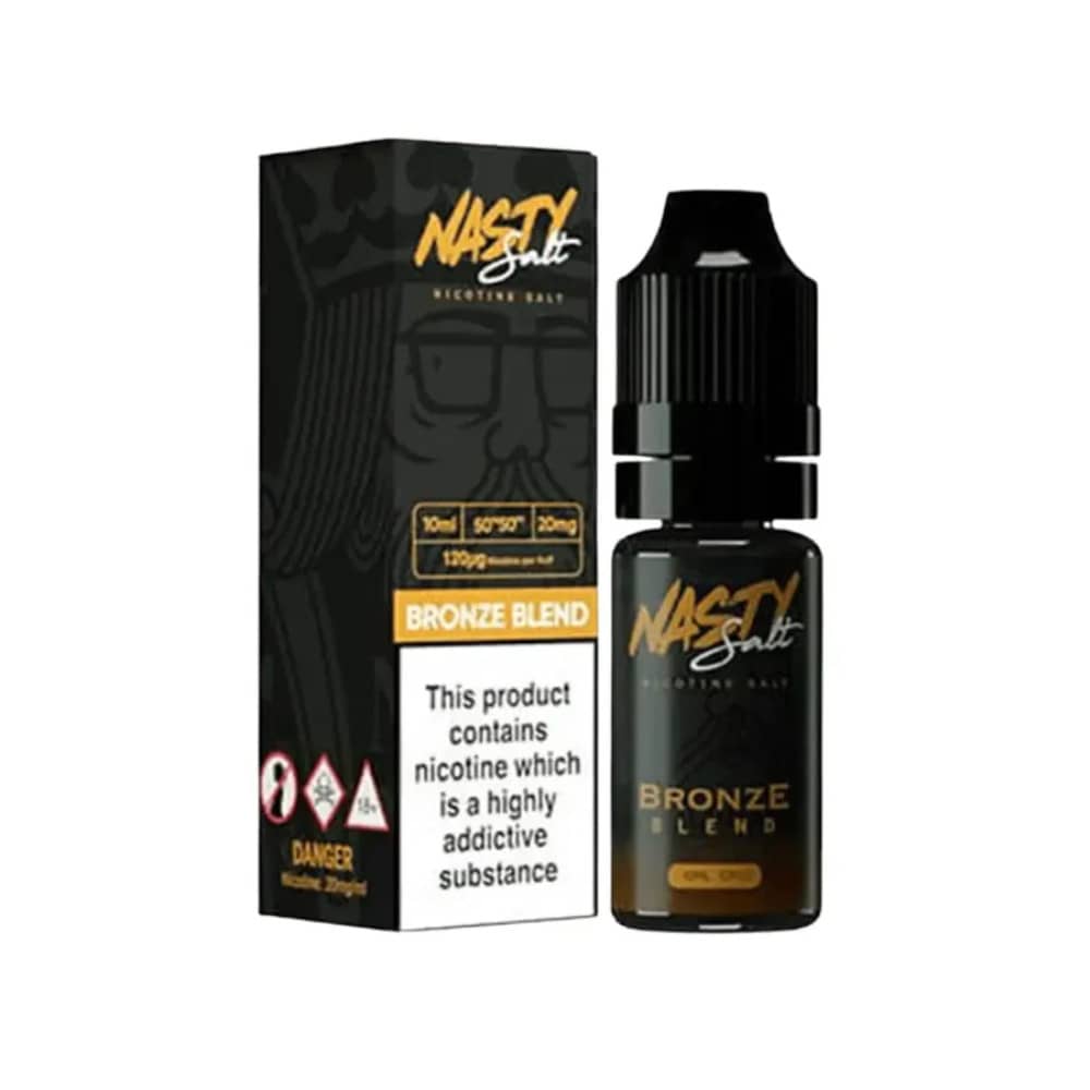 Nasty Juice Nic Salts e liquids 10ml Bronze Blend 20mg